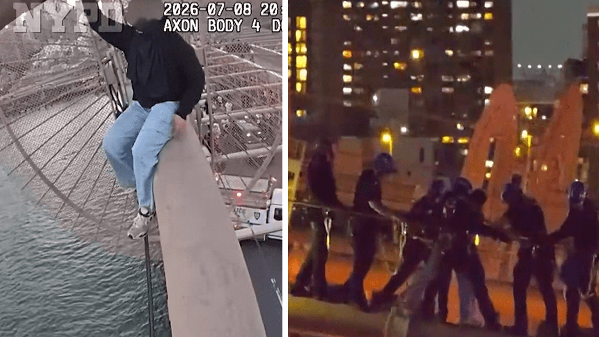 NYPD Rescues Distressed Woman from Brooklyn Bridge
