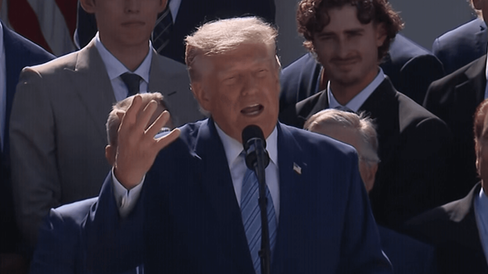 Trump Hosts Dodgers at White House, Praises Rose Garden Upgrades Amid Criticism